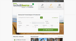 Desktop Screenshot of forst.technikboerse.com