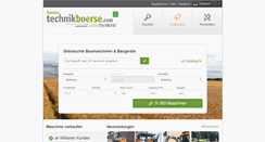 Desktop Screenshot of bauma.technikboerse.com